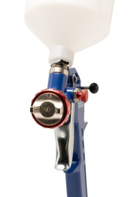 Краскопульт HP СБ 600 мл, пластик, Ø 1,5 мм, 120-180 лмін, 3,5-5,0 бар, регул. подачі повітря MASTERTOOL 81-8715 (524049) фото 1