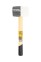 Mallet rubber black and white 65 mm 450 g wood handle MASTERTOOL 02-0322 (523721) фото 1