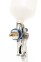 Краскопульт HVLP СБ 600 мл, пластик, Ø 1,4 мм, 160-240 лмін, 3-4 бар MASTERTOOL 80-8904 (524066) фото 1